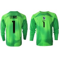 Fotballdrakt Herre Frankrike Hugo Lloris #1 Keeper Bortedrakt VM 2022 Langermet